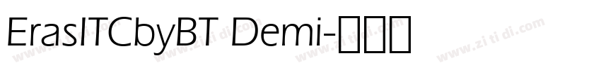 ErasITCbyBT Demi字体转换